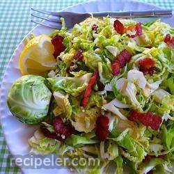 Brussels Sprouts with Bacon Dressing