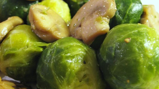 brussels sprouts with mushrooms