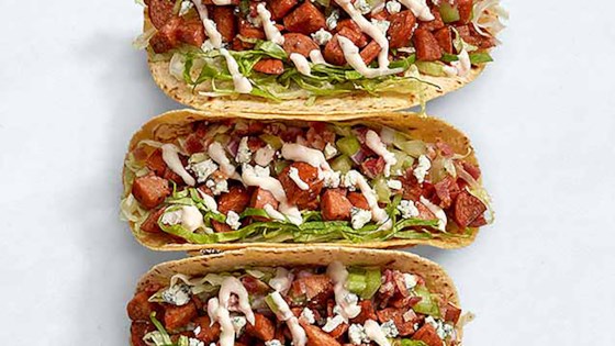 Buffalo Bleu Chicken Tacos