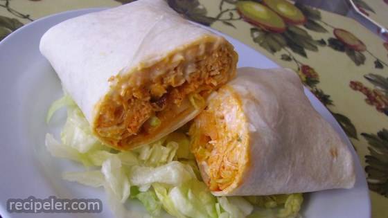 Buffalo Chicken And Ranch Wraps