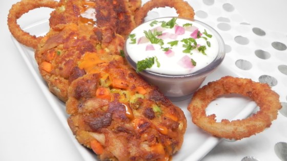 Buffalo Chicken Fritters