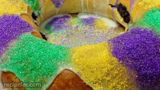 Buttermilk King Cake With Cream Cheese Filling