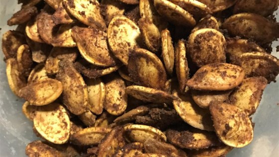cajun spiced roasted pumpkin seeds