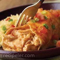 campbell's® easy chicken and cheese enchiladas