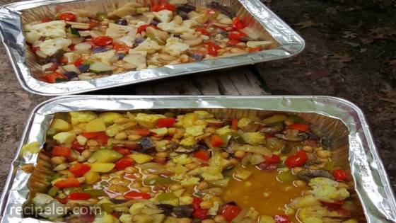Campfire Curried Vegetable Packs