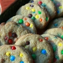Candy-coated Milk Chocolate Pieces Cookies