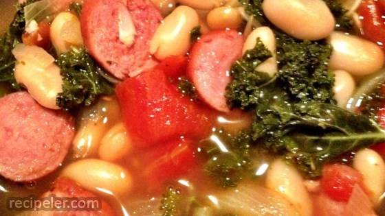 Cannellini Bean with Flat Leaf Kale