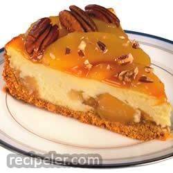 caramel apple cheesecake