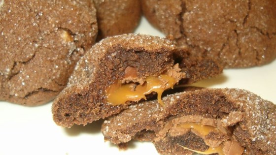 caramel chocolate cookies