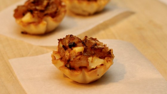 Caramelized Onion Filo Bites