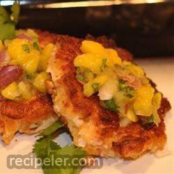 Caribbean Grilled Crab Cakes
