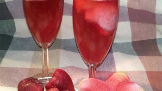 Champagne With Strawberries
