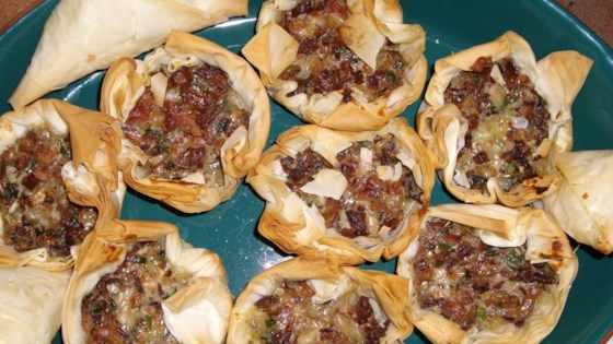 Chanterelle Mushroom And Bacon Tartlets