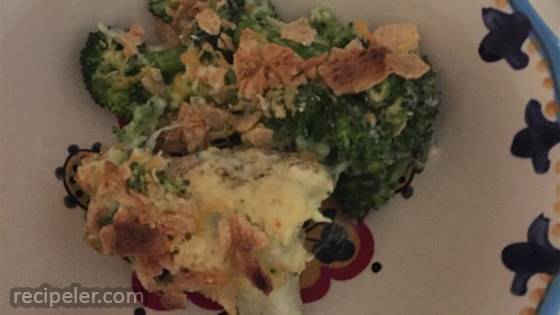 Cheesy Cauliflower and Broccoli Gratin