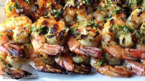 Chef John's Grilled Garlic and Herb Shrimp