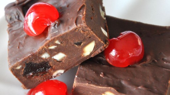 Cherries And Chocolate Fudge