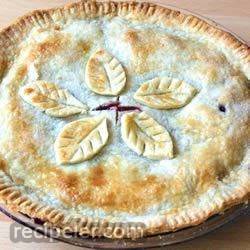 cherry-blueberry pie