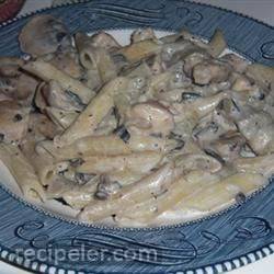 Chicken And Artichoke Penne With A White Sauce