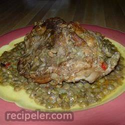 Chicken and Lentils with Rosemary