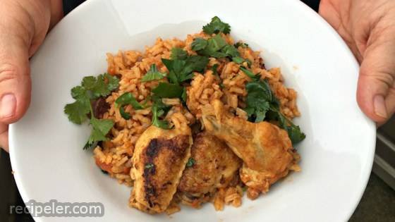 Chicken and Rice with Cumin and Cilantro