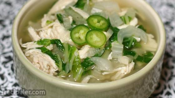 Chicken Bok Choy Soup