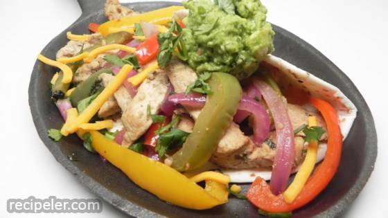 Chicken Fajitas With Colored Peppers