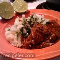Chicken Mole with Four Chiles