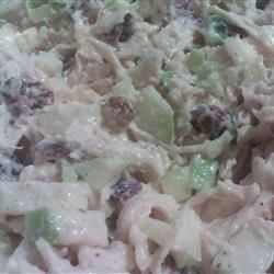 chicken salad with cranberries and almonds