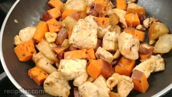 Chicken Sweet Potato Skillet