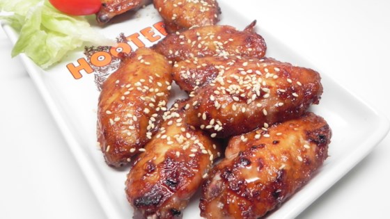 chicken wings with hoisin sauce and honey