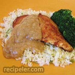 Chicken with Rice and Gravy