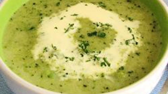 chilled zucchini soup