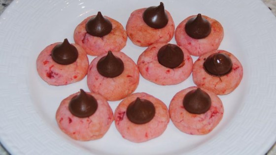 chocolate cherry kiss cookies
