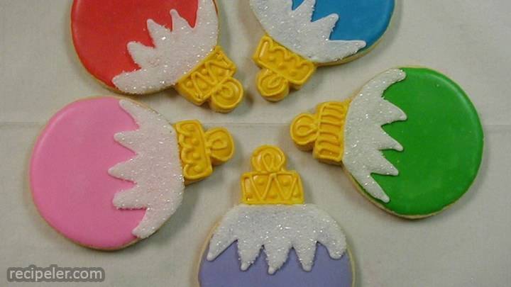 christmas ornament cookies