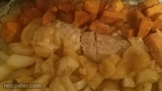 Cinnamon Pork Loin and Potatoes