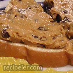 Cinnamon-Raisin Peanut Butter Sandwich