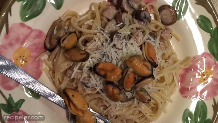 clam sauce with linguine