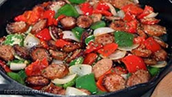 Classic Smoked Sausage & Peppers