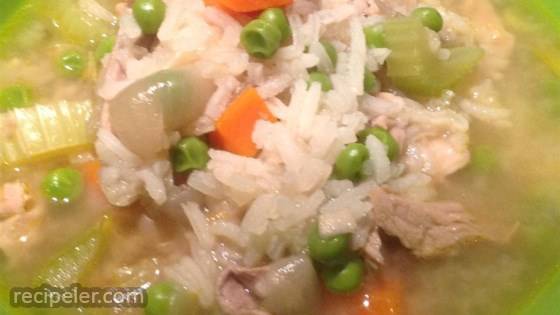 Classic Turkey and Rice Soup