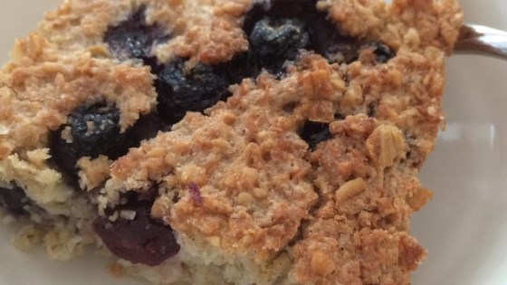 coconut-blueberry baked oatmeal