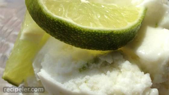 Coconut Lime Ce Cream - Automatic Ce Cream Maker Recipe