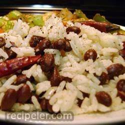 Coconut Rice with Black Beans