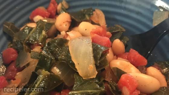 Collard Greens with White Beans
