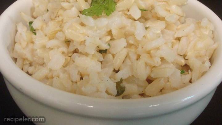 copycat chipotle® cilantro-lime brown rice