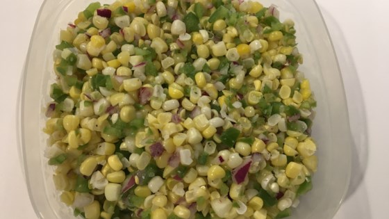 Corn And Green Pepper Salad