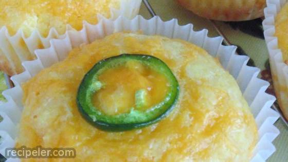 Cornbread Muffins with Cheddar Cheese