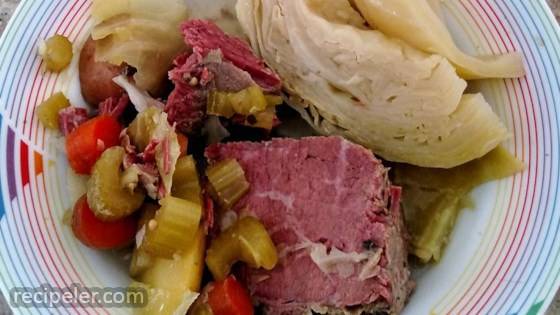 Corned Beef Dinner for St. Patrick's Day
