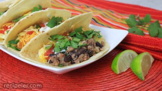 Corned Beef Hash Breakfast Tacos