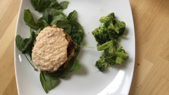 Crabby Crusted Chickpea Cakes