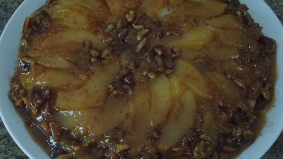 Cranberry Pear Upside-down Cake